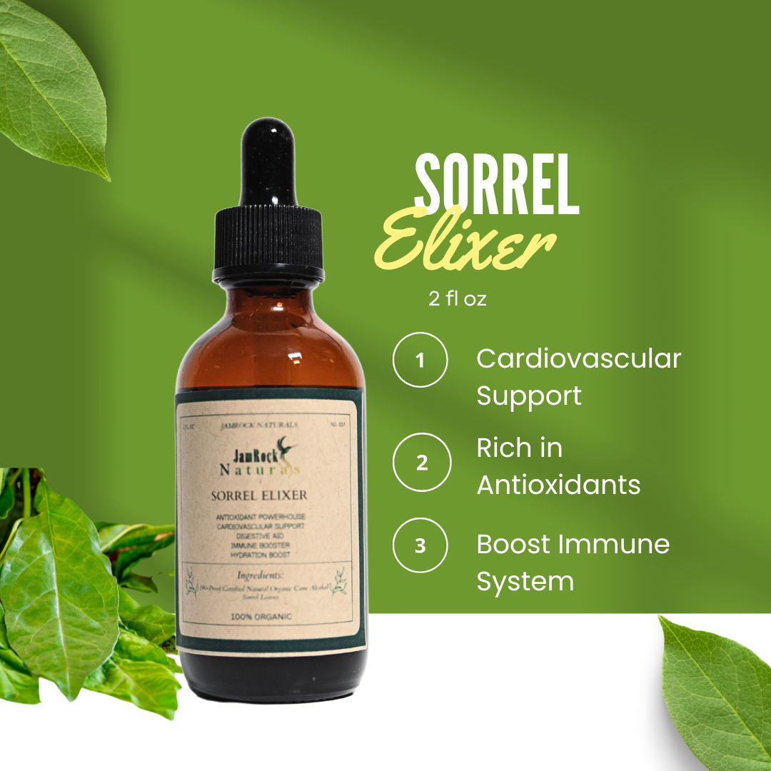 Jamaican Sorrel (Hibiscus) Tincture - Nature's Vibrant Wellness Booster, 2oz