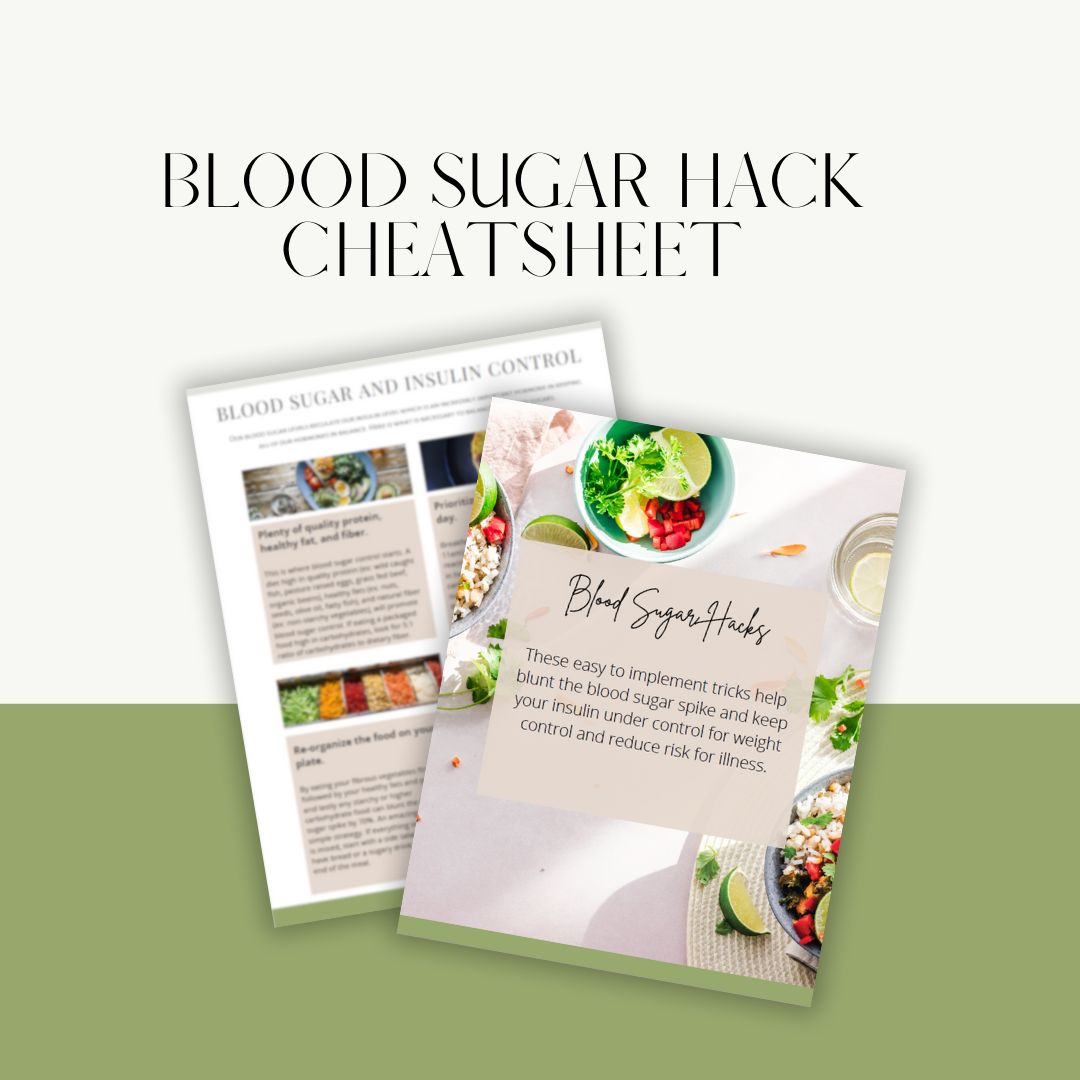 Blood sugar hacks and cheat sheet preview