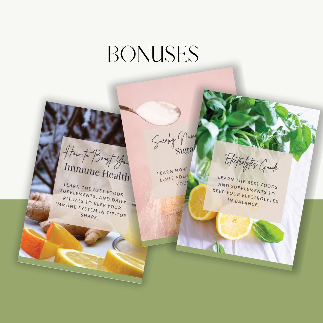 Electrolyte balancing guide with food-based solutions