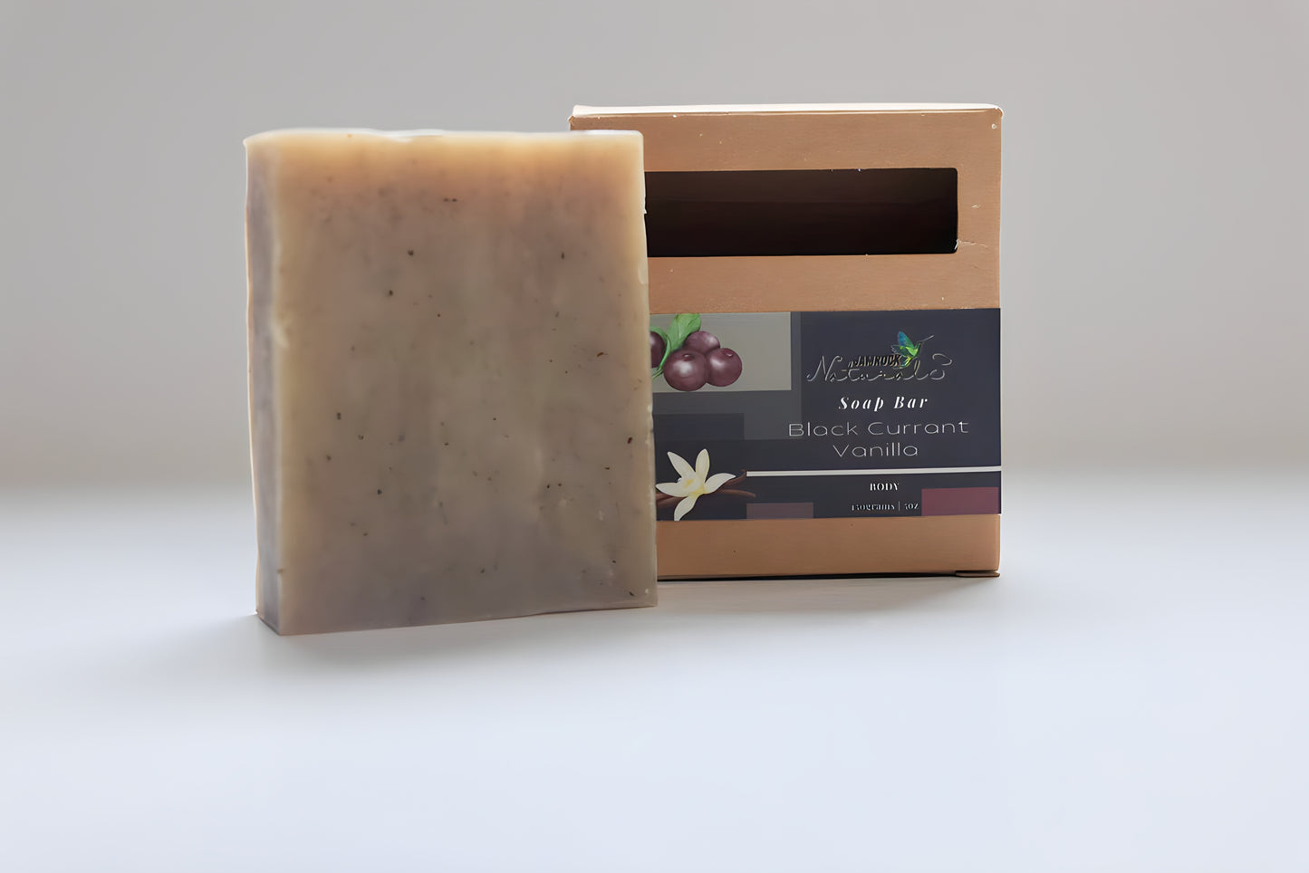 Black Currant Vanilla- Natural Body Soap