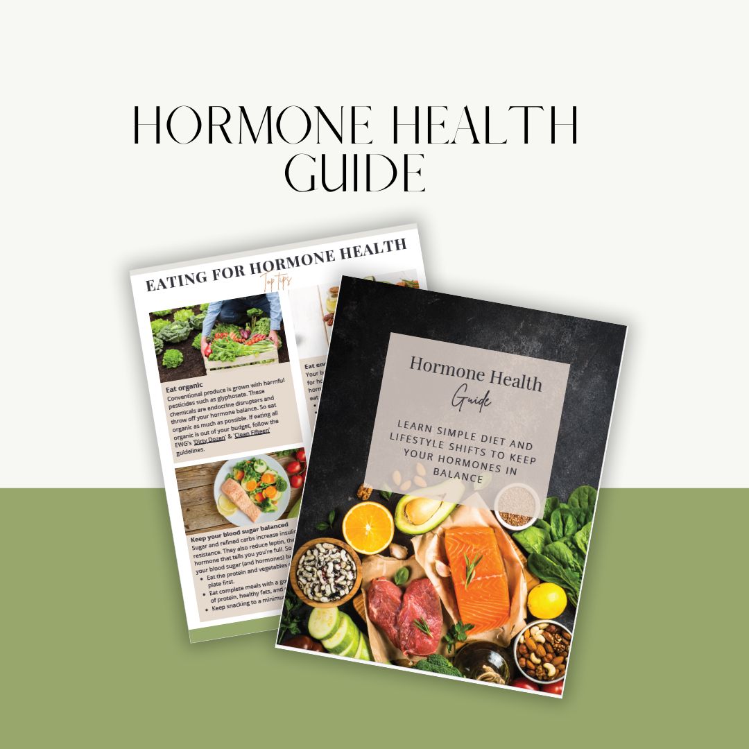 Hormone reset bundle cover with recipe guide and meal planner