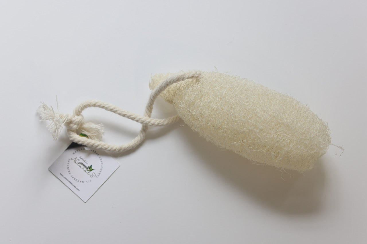 Natural Loofah – 5 Inch Exfoliating Sponge