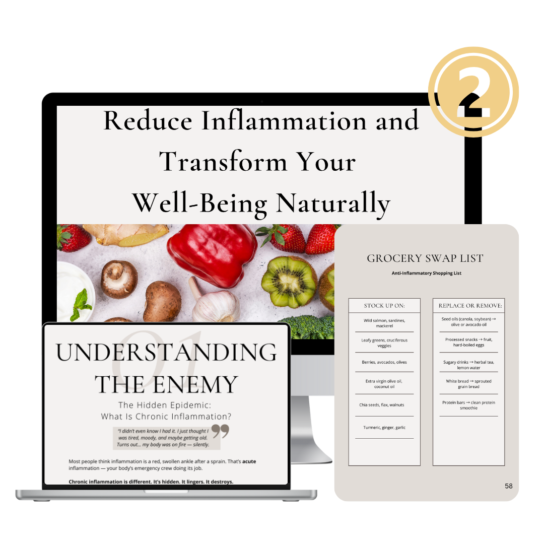Preview of the toxin-free living guide and liver detox protocol for inflammation relief.