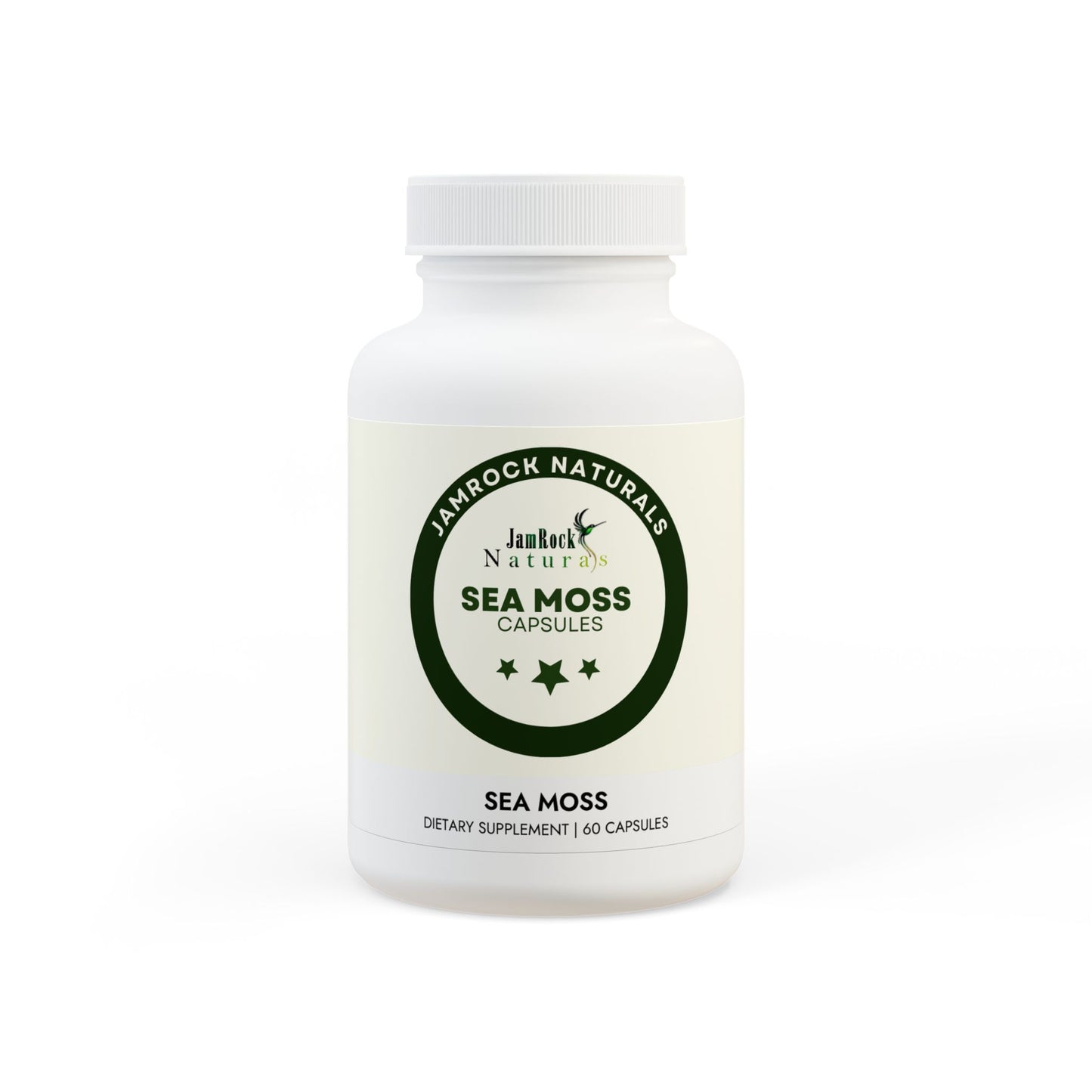 Sea Moss Vitality Capsules – 92+ Essential Nutrients, 60 Vegan Capsules