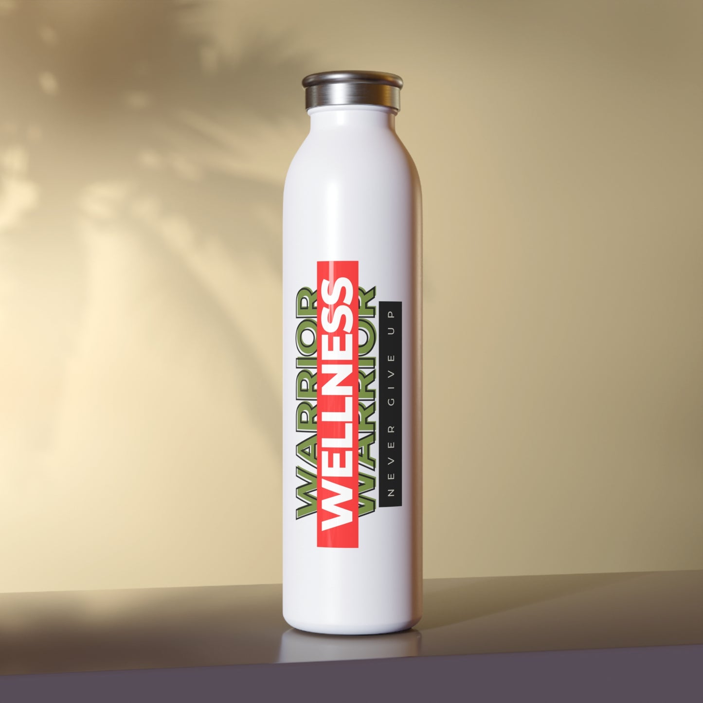 Wellness Warrior Slim Water Bottle