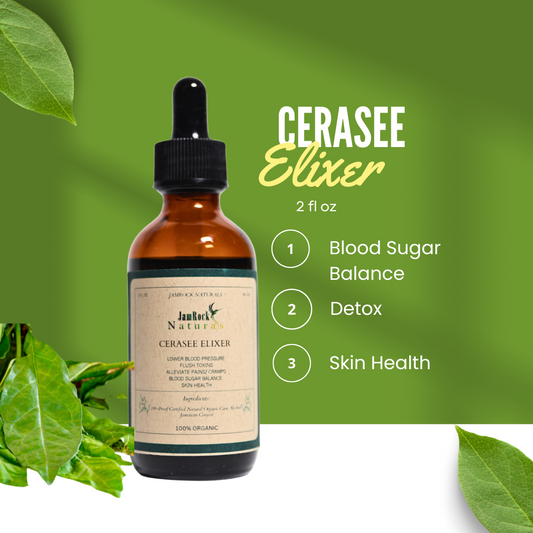 Jamaican Cerasee Elixer- Nature's Bitter Medicine, 2 oz