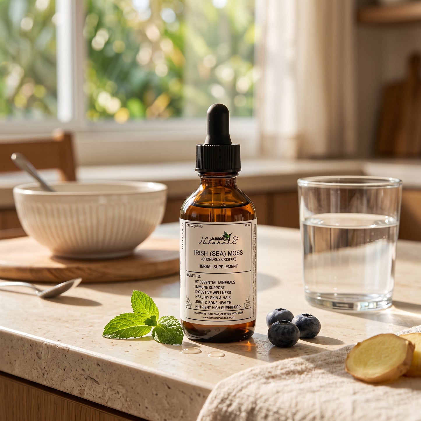 Jamaican Irish Moss Tincture- Nature's Nutrient-Rich Superfood, 2oz