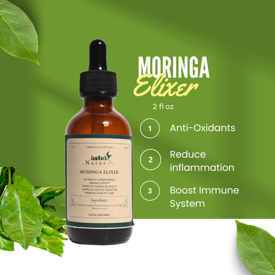 Moringa Oleifera Leaf (Miracle Tree) Tincture - Nature's Nutrient Powerhouse, 2 oz