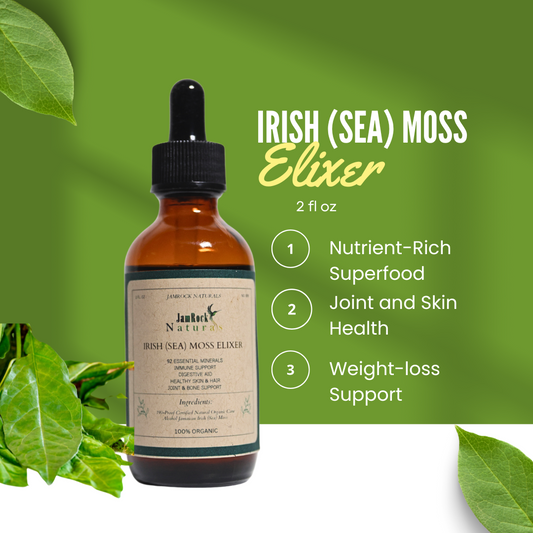 Jamaican Irish Moss Elixir- Nature's Nutrient-Rich Superfood, 2oz