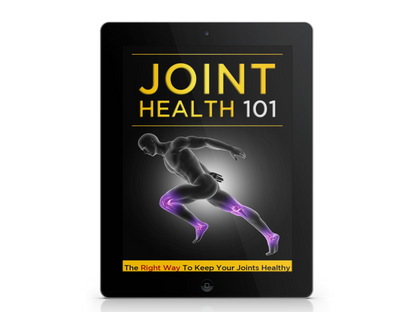 Cover of the Joint Relief 101 eBook featuring natural joint support remedies and mobility solutions.