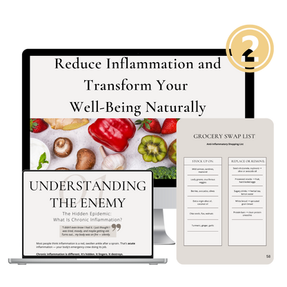 Preview of the toxin-free living guide and liver detox protocol for inflammation relief.