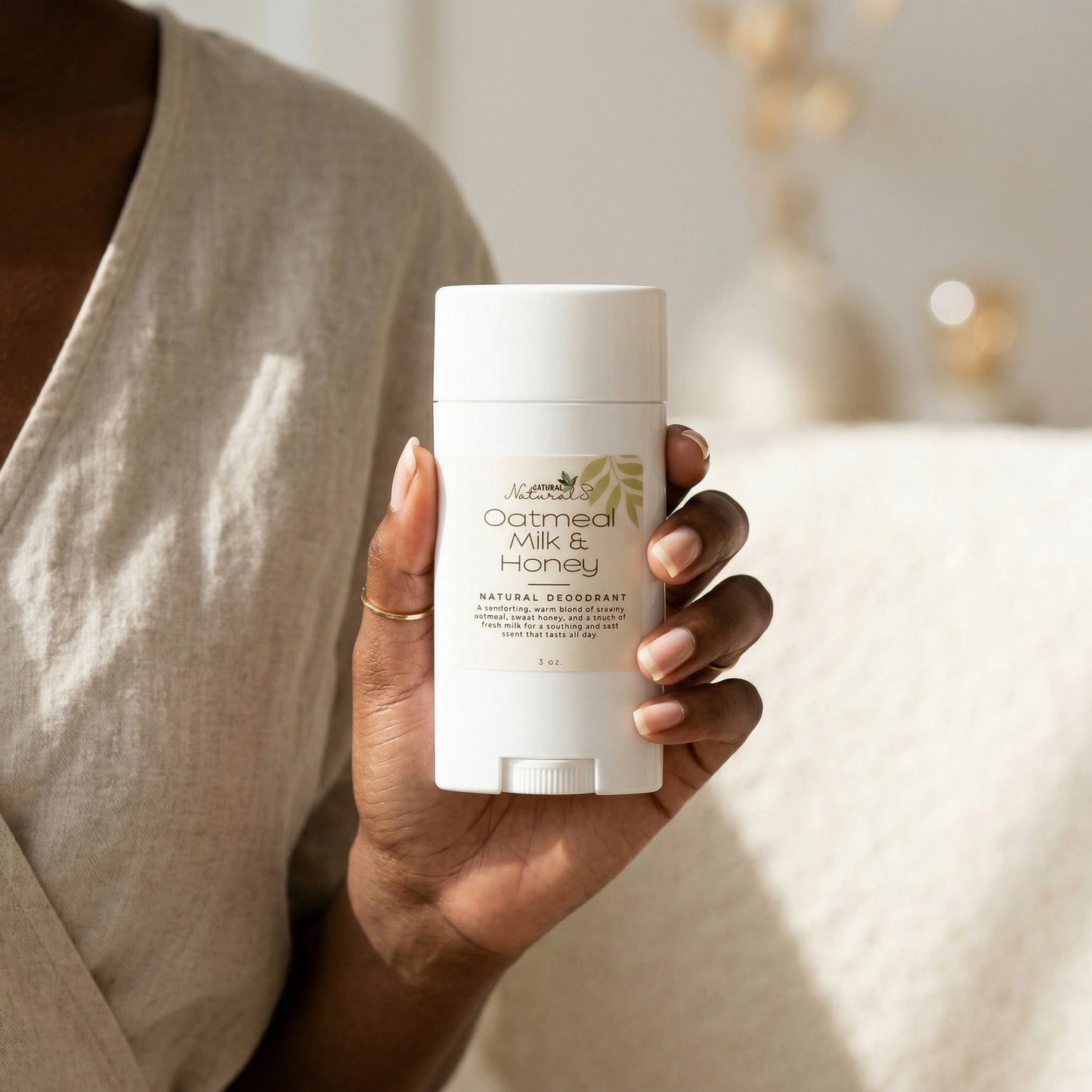 Natural Deodorant Balm Aluminum-Free Odor Protection & Skin Support