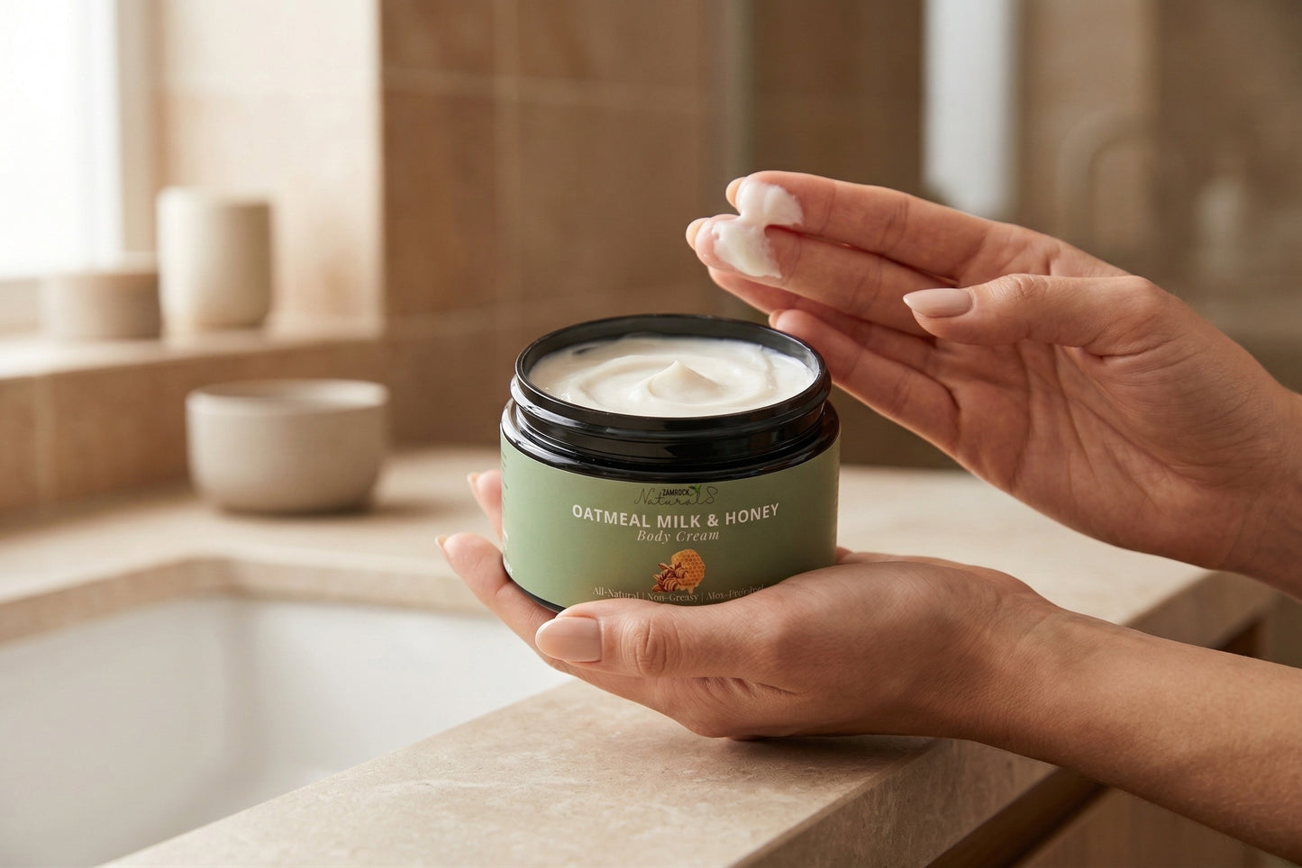 Natural Body Cream Deep Hydration & Skin Nourishment